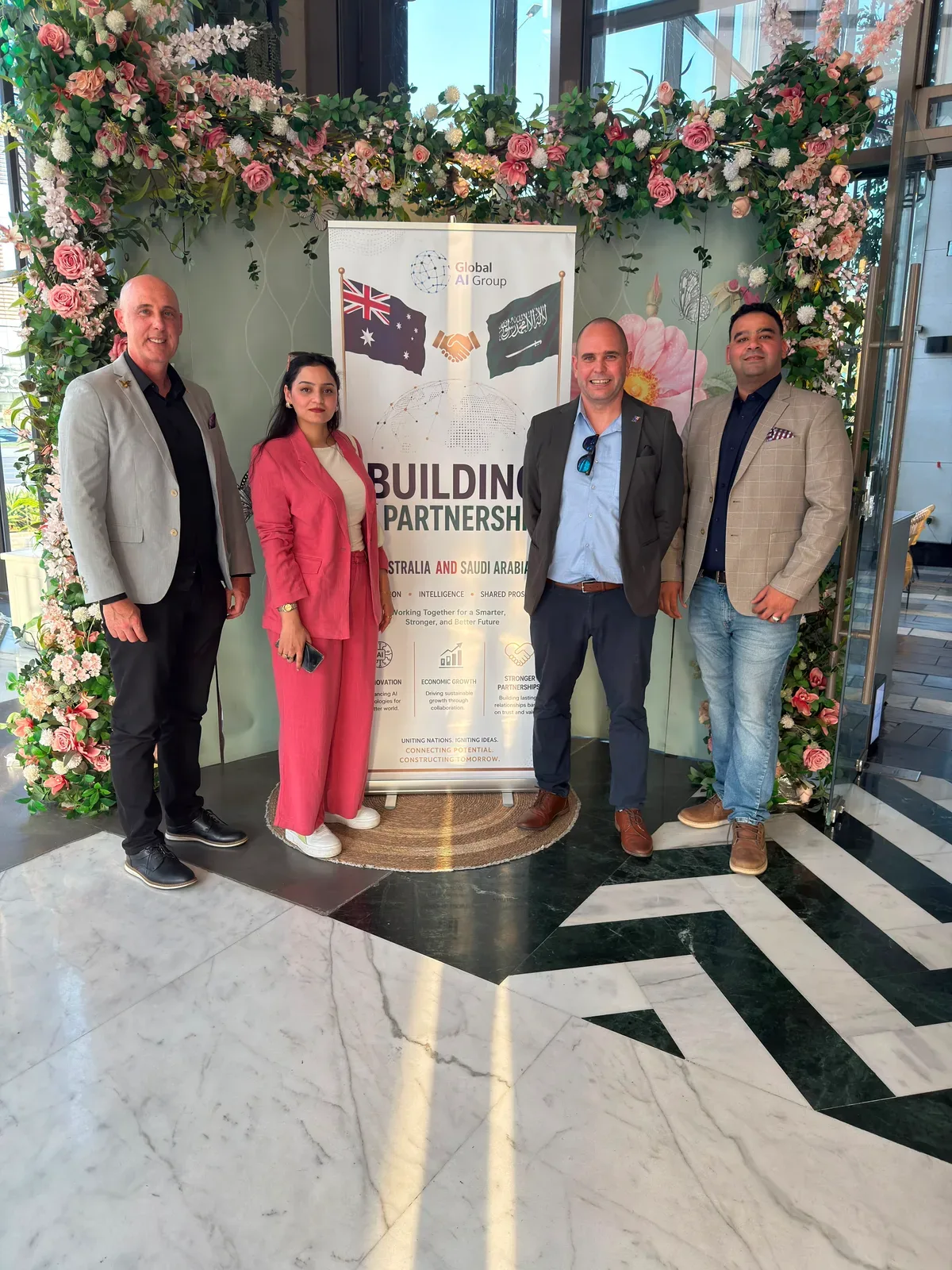 Global AI Group Saudi Arabia business engagement