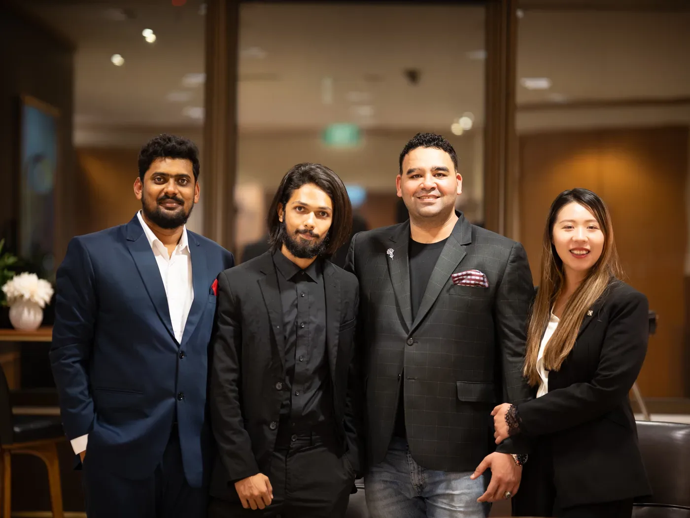 Global AI Group team at an event