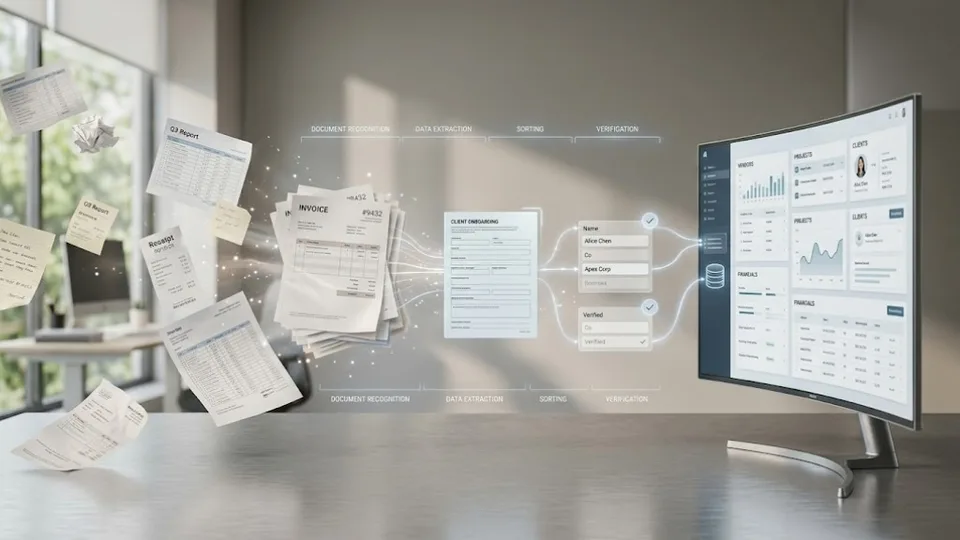 AI Data Entry Agent: How AI Data Entry Automation Helps Businesses Save Time, Reduce Errors, and Improve Operational Efficiency feature image