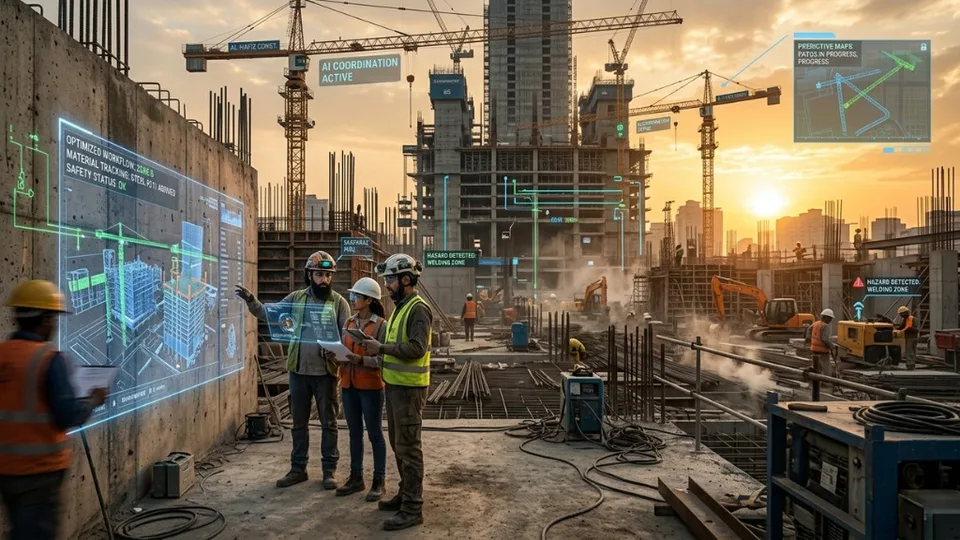 How Construction AI Agents Are Improving Productivity, Communication, and Project Efficiency feature image