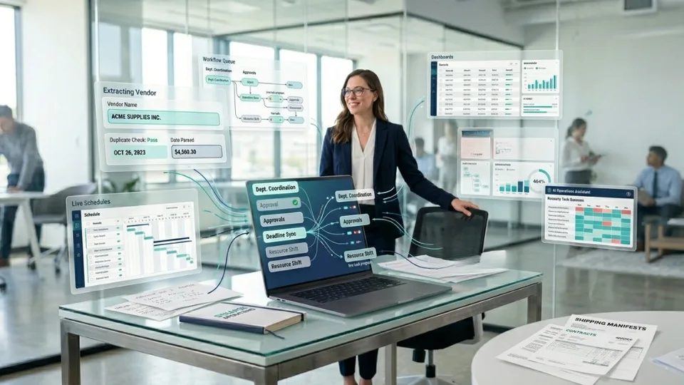 AI Operations Assistant: How AI Operations Automation Helps Businesses Work Smarter, Save Time, and Improve Efficiency feature image