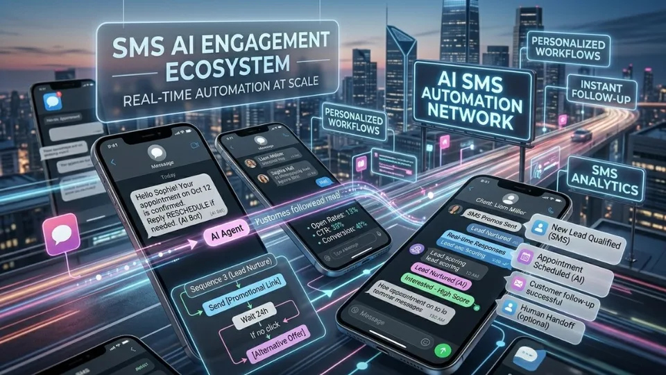 AI SMS Agent: How AI SMS Automation Helps Businesses Reach Customers Faster, Capture More Leads, and Improve Follow-Up feature image