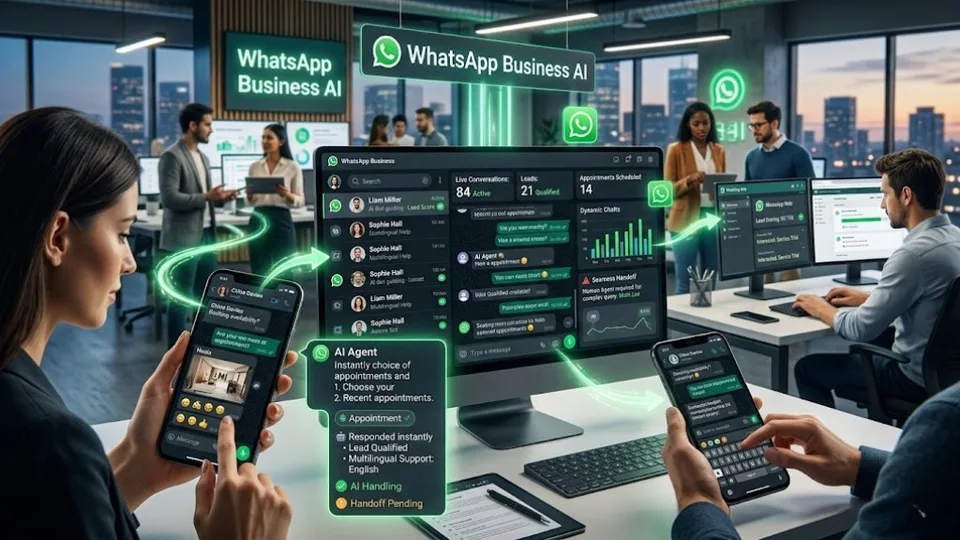 AI WhatsApp Agent: How AI WhatsApp Automation Helps Businesses Respond Faster, Capture More Leads, and Improve Customer Conversations feature image