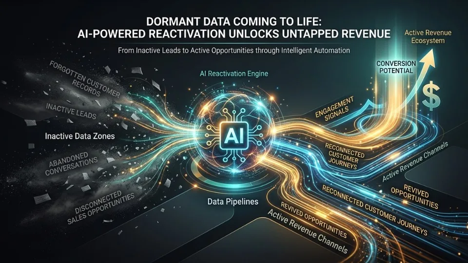 Data Reactivation Agent: How AI Data Reactivation Helps Businesses Recover Lost Leads and Unlock Hidden Revenue feature image